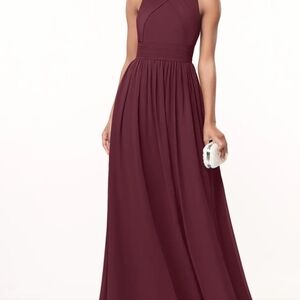 Azazie Bridesmaid Harper in Cabarnet